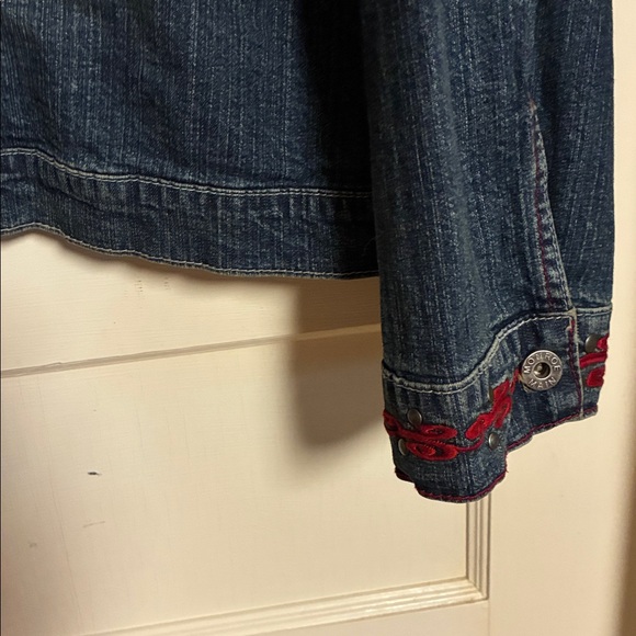 Monroe & Main Dark Blue Denim Jacket - Picture 4 of 8